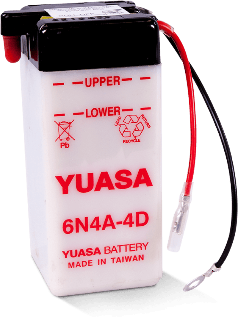Yuasa Battery — Yuasa 6N4A-4D Conventional 6-Volt Battery
