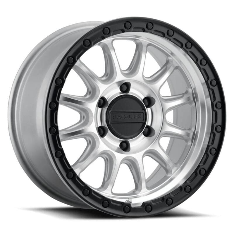 Raceline — Raceline 960MB Alpha 17X8.5 / 5X127 BP / 0mm Offset / 78.1 Bore - Machined w/ Black Ring Wheel