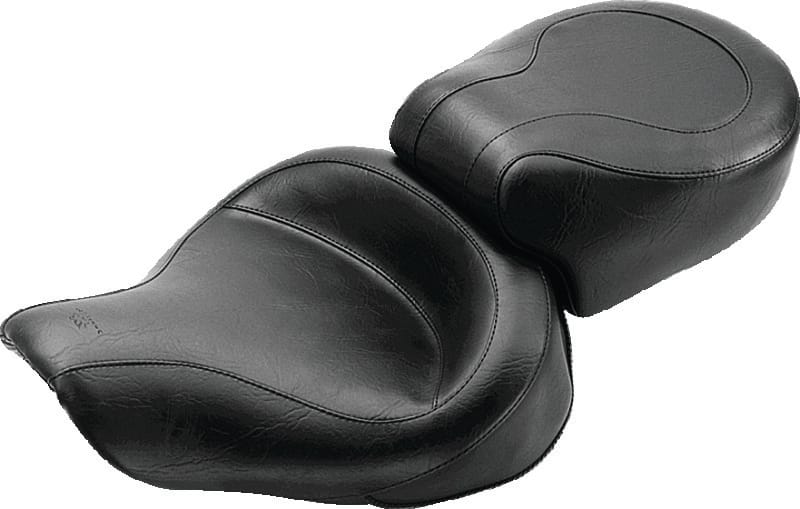 Mustang Motorcycle — Mustang 91-05 Harley Dyna Wide Touring 1PC Seat - Black