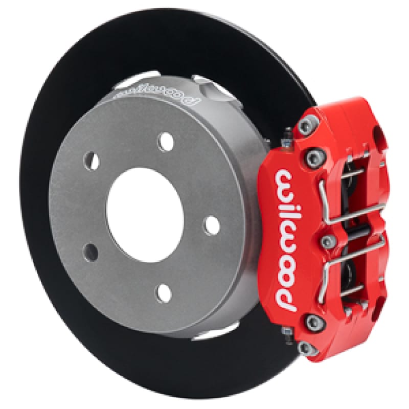 Wilwood — Wilwood 22-23 Polaris RZR Turbo Dynapro 4R Rear Brake Kit w/ 11.25in Rotors - Red