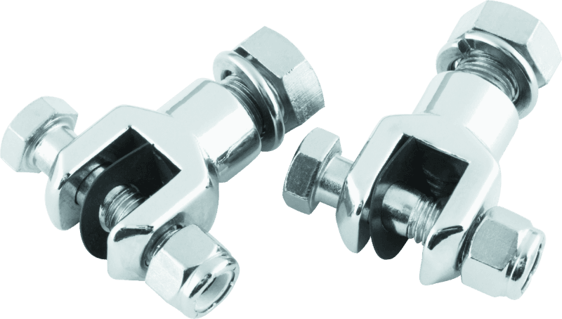 Bikers Choice — Bikers Choice L72-98 Big Twin/XL Chrome Footpeg Clevis With Hardware 1/2-20 Male Peg (Pair)