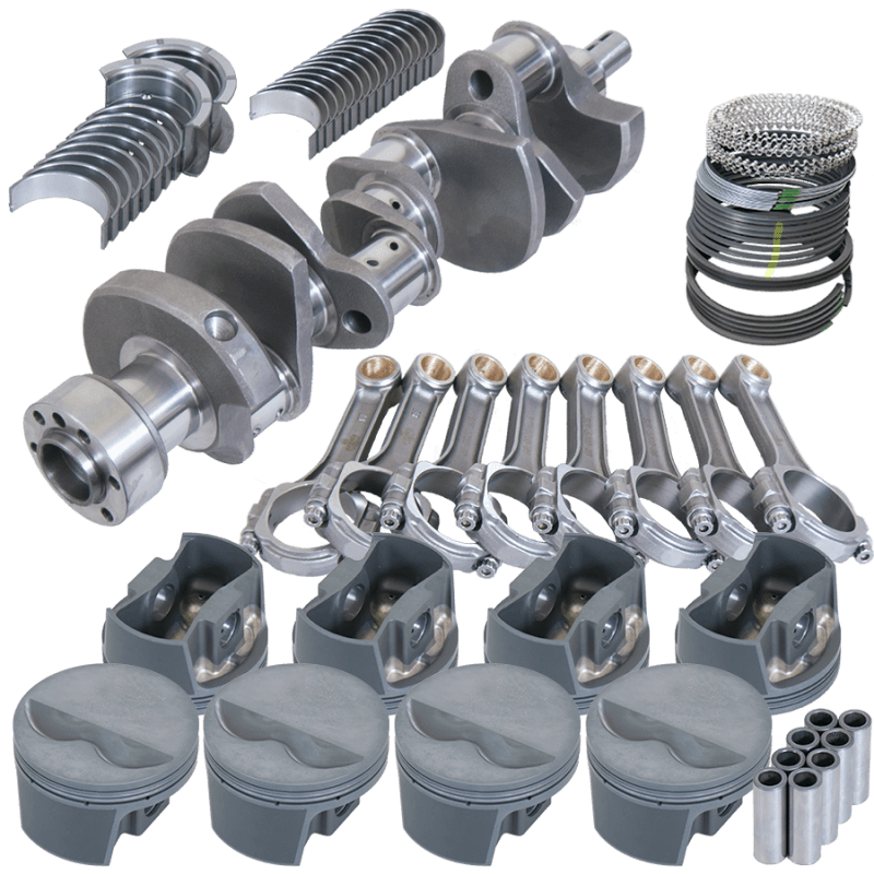 Eagle — Eagle Chevy LT1350 1Pc 3.480in Crank 5.700in I-Beam Rods -5cc 4.000in Pistons Rotating Assembly
Street & Strip Assy