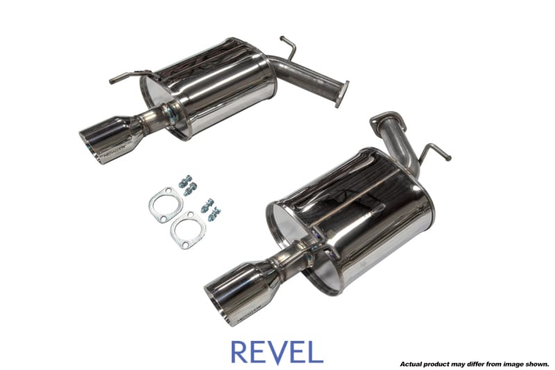 Revel — Revel Medallion Touring-S Catback Exhaust - Dual Muffler / Axle Back 06-10 Infiniti M35