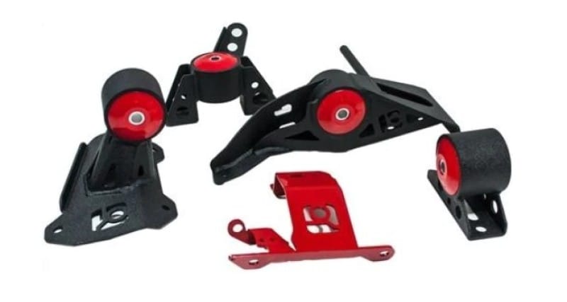 Innovative Mounts — Innovative 12-15 Lotus EXIGE V6 Black Steel Mounts 95A Bushings