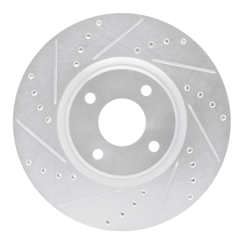R1 Concepts — R1 18-22 Ford Ecosport Front Left Drilled & Slotted Silver Brake Rotor
R1 Brake Rotor Drill