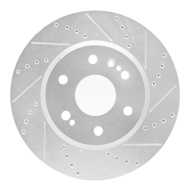 R1 Concepts — R1 2019-2026 Cadillac Vistiq Front Right Drilled & Slotted Silver Brake Rotor
R1 Brake Rotor Drill