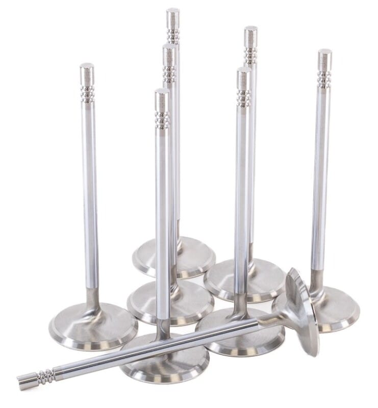 GSC Power Division — GSC P-D Ford Voodoo/Predator 32.5mm Head STD 109.8mm Long Chrm Super Alloy Exhaust Valve - Set of 8