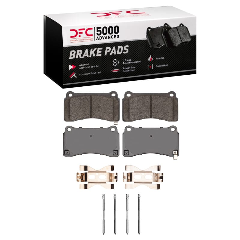 DFC — DFC 09-24 Nissan GT-R Rear 5000 Advanced Low Metallic Brake Pads and Hardware Kit
DFC Brake Pad Set