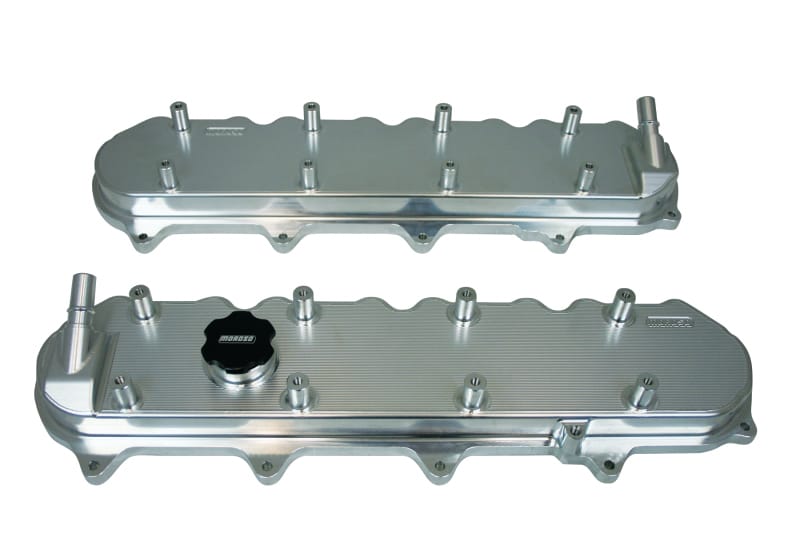 Moroso — Moroso GM LT1/LT4/L86 Valve Cover - Oil Fill & PCV Ports on Each Cover - Billet Aluminum - Pair