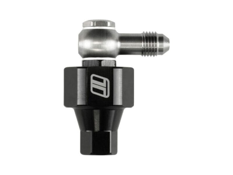 Turbosmart — Turbosmart 44um 4AN Banjo Inlet 4AN Female Outlet Turbo Mounted Small Oil Filter