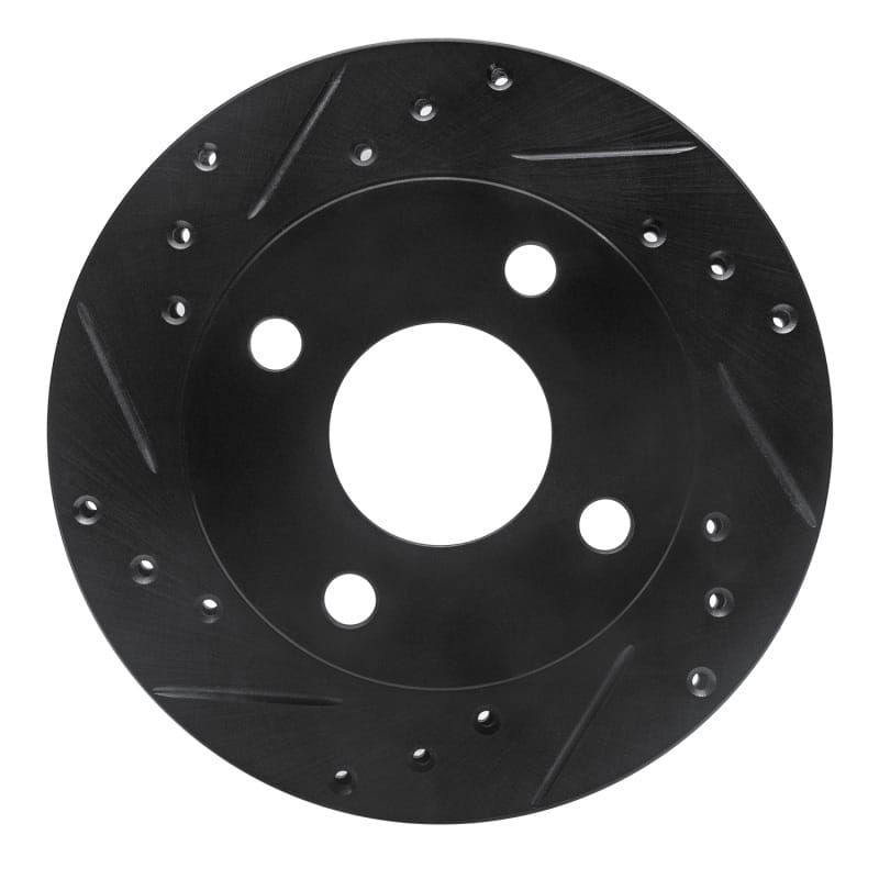 R1 Concepts — R1 81-94 Ford Escort Front Left Drilled & Slotted Black Brake Rotor
R1 Brake Rotor Drill