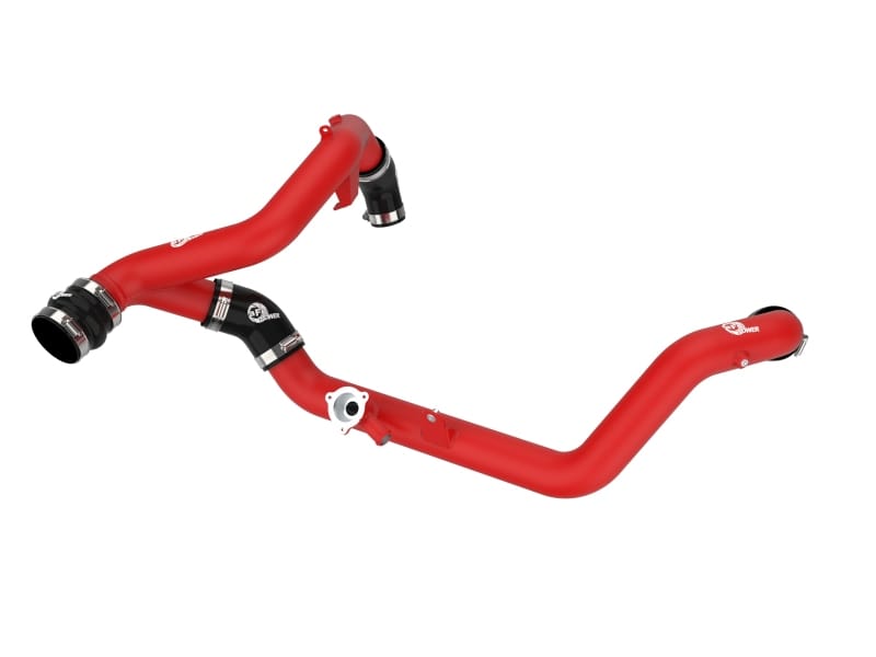 aFe — aFe Bladerunner 2-1/4 IN Aluminum Hot Charge Pipe Black 20-23 Ford Explorer/Explorer ST - Red
Hot Charge Pipe