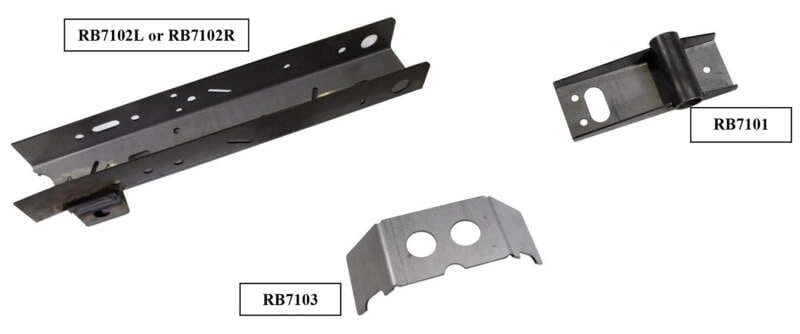 RustBuster — Rust Buster 95-04 Toyota Tacoma Rear Frame Section - Left Side
