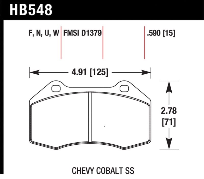 Hawk Performance — Hawk 15-19 Alfa Romeo 4C 1.7L Base OE Incl.Pad Wear Sensor Front ER-1 Brake Pads
Disc Brake Pad