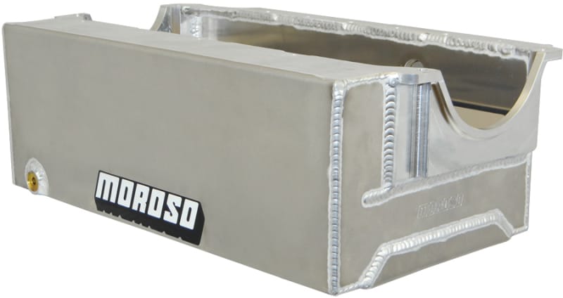 Moroso — Moroso Pre-85 Chevrolet Small Block (w/No Cross Member) Wet Sump 9.5qt 7.25in Aluminum Oil Pan