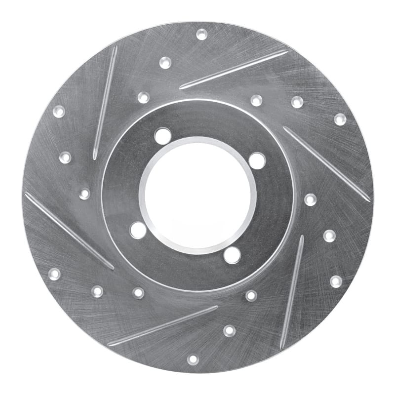 R1 Concepts — R1 80-83 Nissan 200SX Front Left Drilled & Slotted Silver Brake Rotor
R1 Brake Rotor Drill