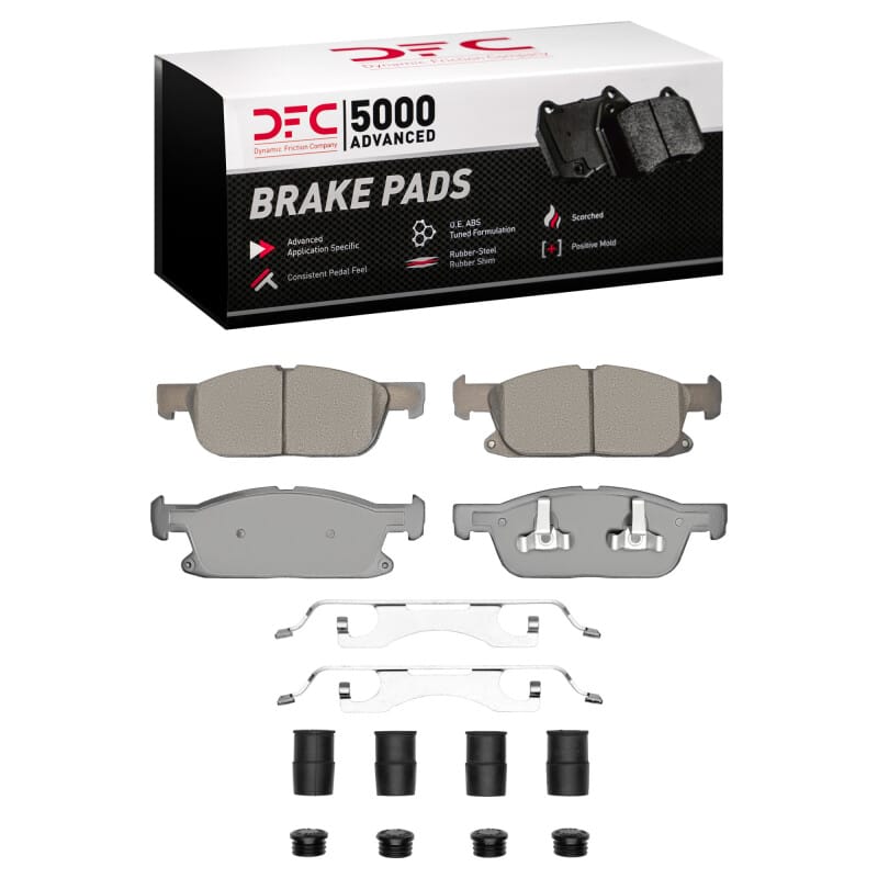 DFC — DFC 15-25 Ford Edge Front 5000 Advanced Ceramic Brake Pads and Hardware Kit
DFC Brake Pad Set