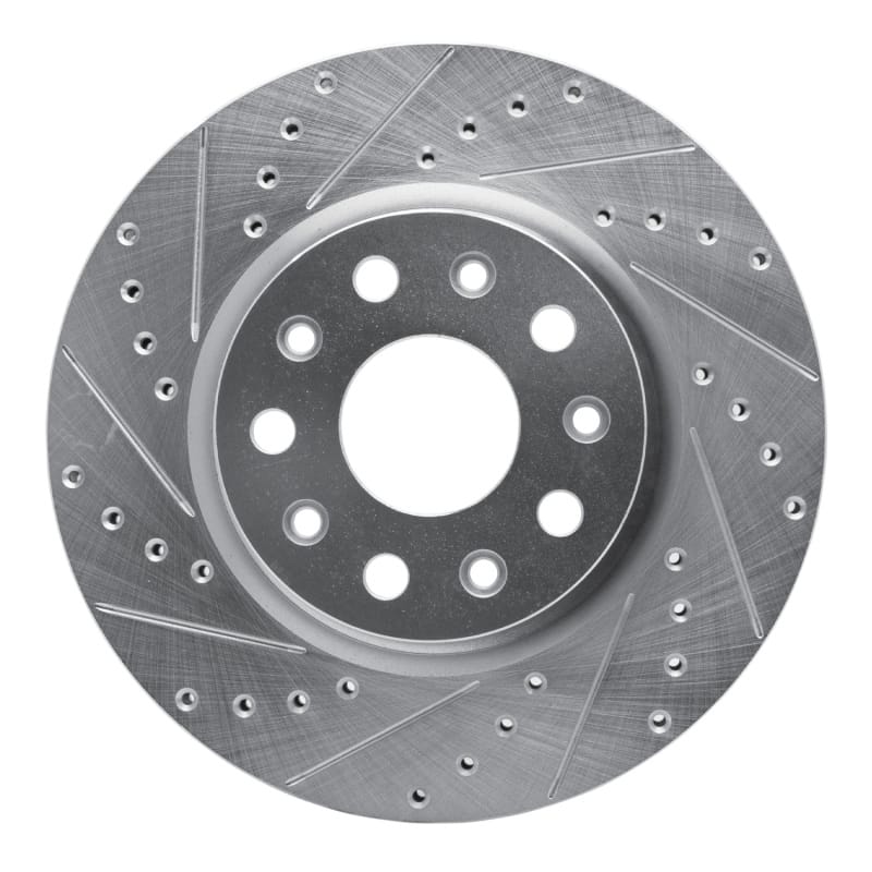 R1 Concepts — R1 18-25 Jeep Wrangler Front Left Drilled & Slotted Silver Brake Rotor
R1 Brake Rotor Drill