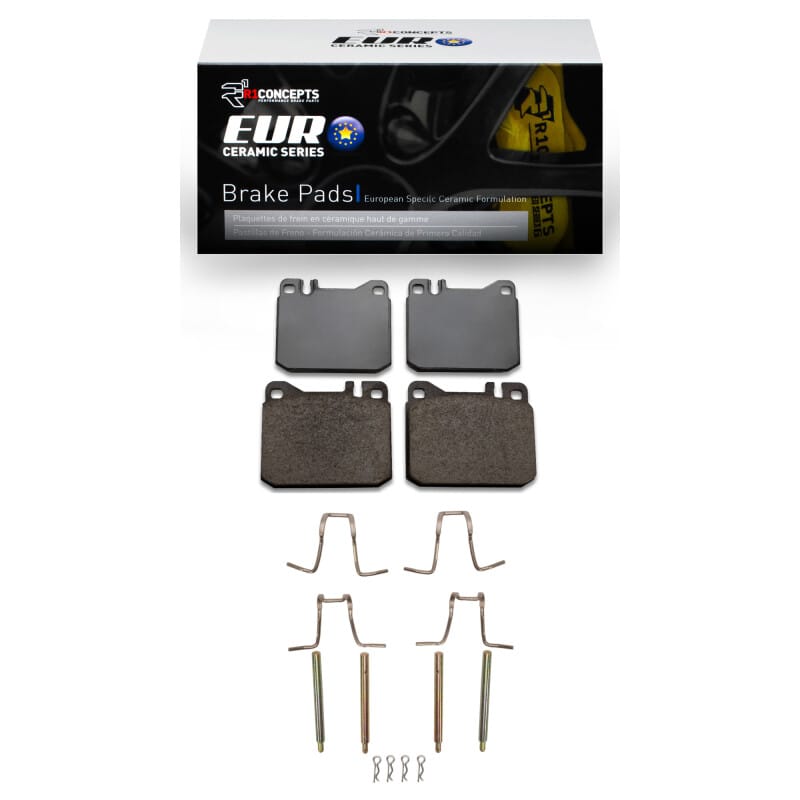 R1 Concepts — R1 1973-1979 Mercedes-Benz 300D Front R1 Euro Ceramic Pads & Hardware Kit
R1 Euro Ceramic Pads
