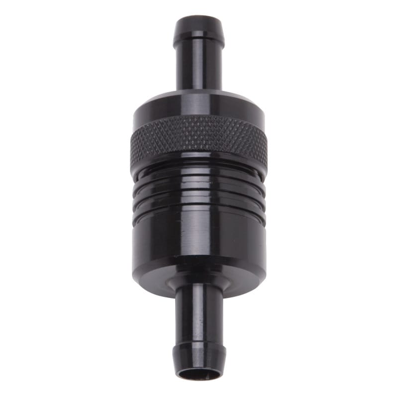 Edelbrock — Edelbrock Fuel Filter Aluminum 3In X 01/ 1/8In 3/8In Inlet/Outlet Black
KIT PARTS