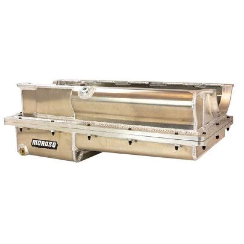 Moroso — Moroso Brodix 5.00in Bore BBC 2 Piece Wet Sump Aluminum Oil Pan