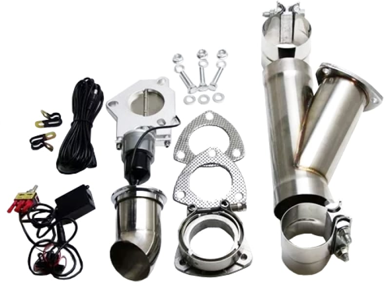 Granatelli Motor Sports — Granatelli 2.25in Stainless Steel Electronic Exhaust Cutout w/Slip Fit/Band Clamp
Exhaust Cut-Out