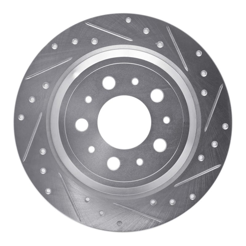 R1 Concepts — R1 99-00 Volvo V70 Rear Right Drilled & Slotted Silver Brake Rotor
R1 Brake Rotor Drill