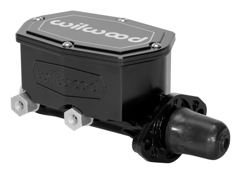 Wilwood — Wilwood Compact Tandem Master Cylinder - 1.12in Bore - w/Pushrod (Black)
M/C,TANDEM COMPACT