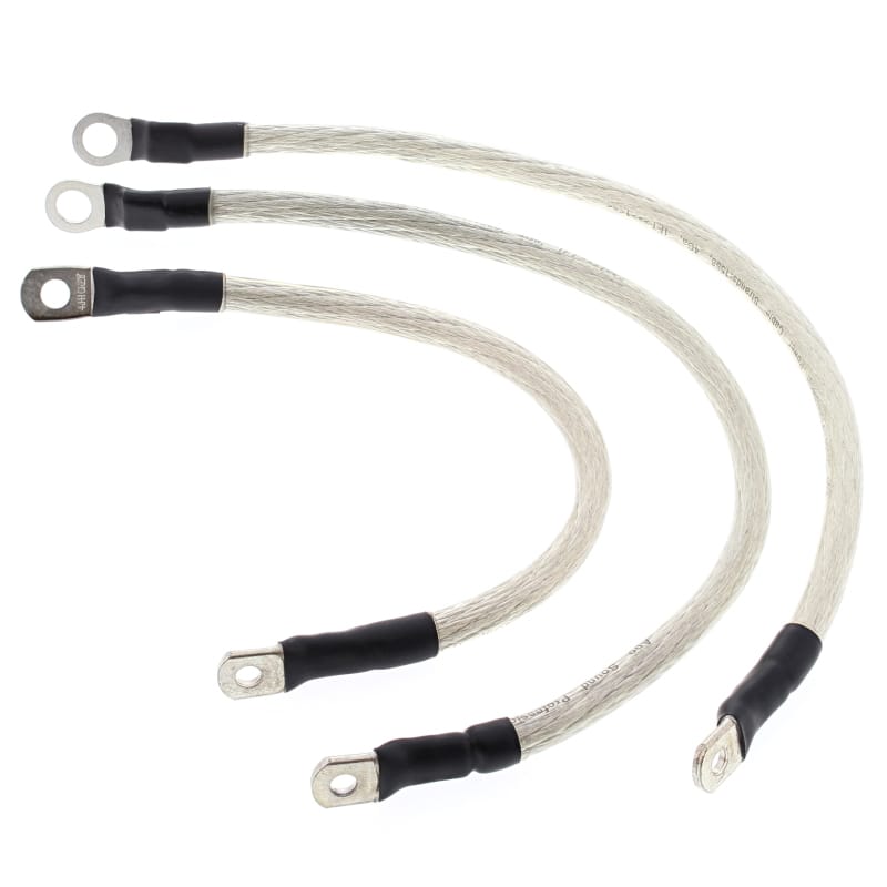 All Balls Racing — All Balls Racing 86-88 Harley-Davidson FXR Super Glide Battery Cable Kit Clear
