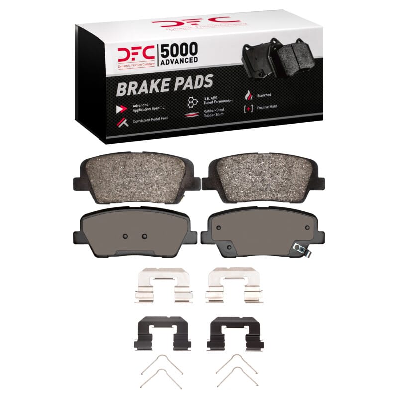 DFC — DFC 18-23 Genesis G70 Rear 5000 Advanced Ceramic Brake Pads and Hardware Kit
DFC Brake Pad Set