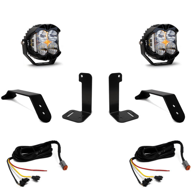 Baja Designs — Baja Designs 2018+ Jeep JL/JT Dual LP4 Auxiliary Light Kit w/Upfitter