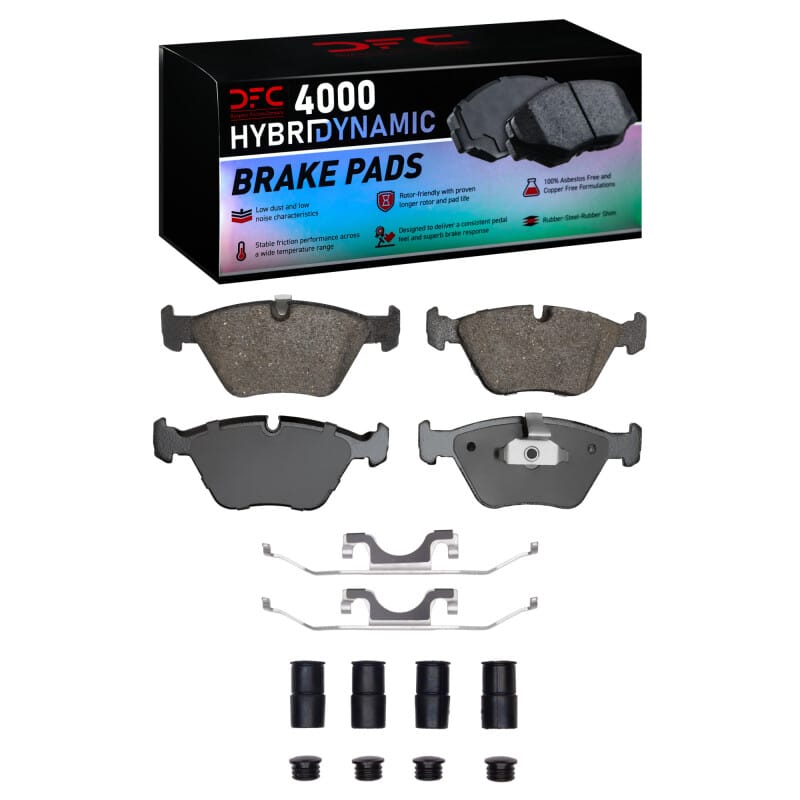 DFC — DFC 96-03 BMW 525I (USA/Canada) Front 4000 HybriDynamic Brake Pads and Hardware Kit
DFC Brake Pad Set