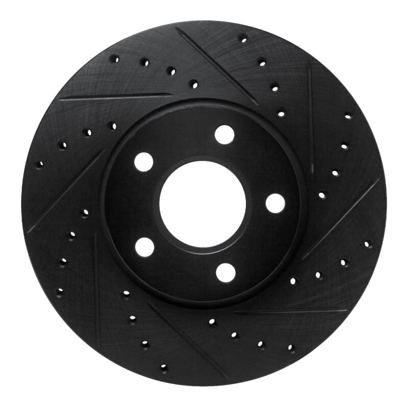 R1 Concepts — R1 10-13 Ford Transit Connect Front Right Drilled & Slotted Black Brake Rotor
R1 Brake Rotor Drill