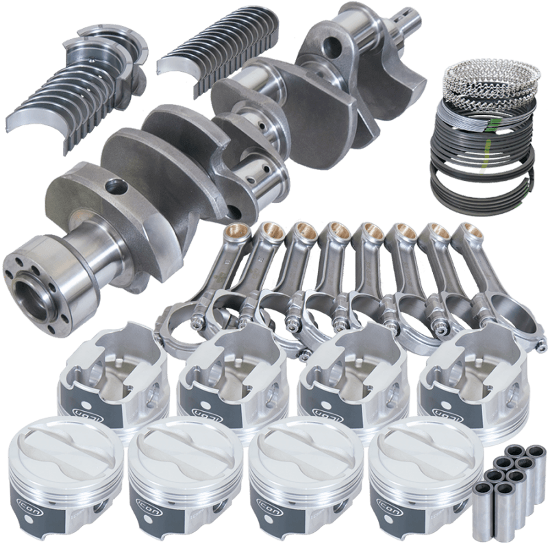 Eagle — Eagle Chevy LT1350 1Pc 3.750in Crank 5.700in I-Beam Rods -18cc 4.040in Pistons Rotating Assembly
Street & Strip Assy