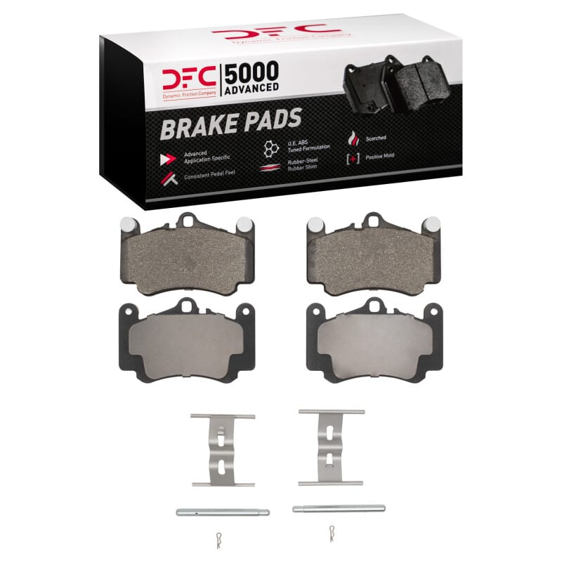 DFC — DFC 99-12 Porsche 911 Front 5000 Advanced Low Metallic Brake Pads and Hardware Kit
DFC Brake Pad Set