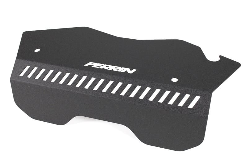 Perrin Performance — PERRIN 22-25 Subaru WRX Pulley Cover - Black (TALL - For Use w/o PERRIN AOS)