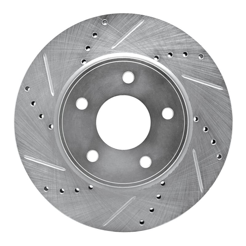 R1 Concepts — R1 11-25 Chevrolet City Express Front Left Drilled & Slotted Silver Brake Rotor
R1 Brake Rotor Drill