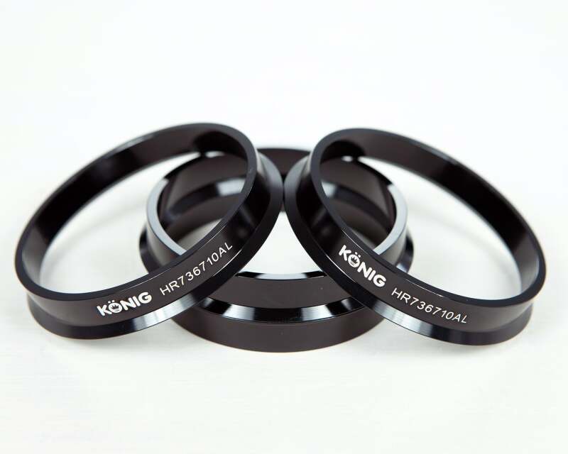 Konig — Konig Hub Ring - Aluminum Set (4pcs) - 73.1mm O.D. / 67.1mm I.D.