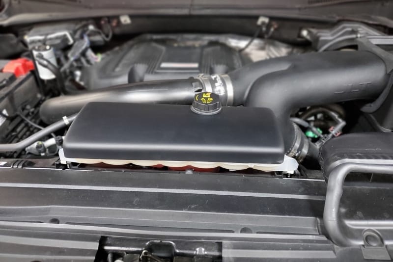 JLT — JLT 15-19 Ford F-150/Raptor Black Textured Coolant Tank Cover