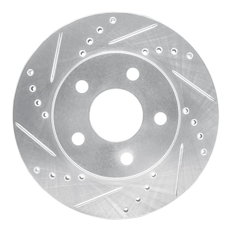 R1 Concepts — R1 86-92 Ford Taurus (Excl SHO) Front Left Drilled & Slotted Silver Brake Rotor
R1 Brake Rotor Drill