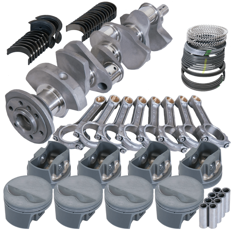 Eagle — Eagle Chevy 350 3.480in Crank 5.700in I-Beam Rods -5cc Flat Top 4.000in Pistons Rotating Assembly
Pro Street Assembly