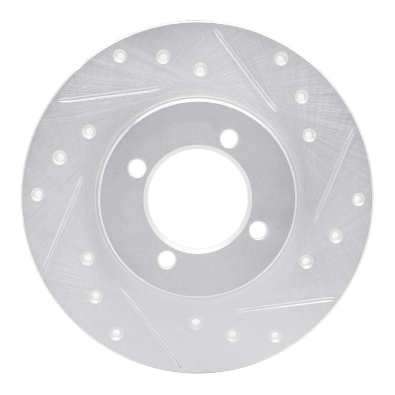 R1 Concepts — R1 80-83 Toyota Corolla (US/Canada) Front Right Drilled & Slotted Silver Brake Rotor
R1 Brake Rotor Drill