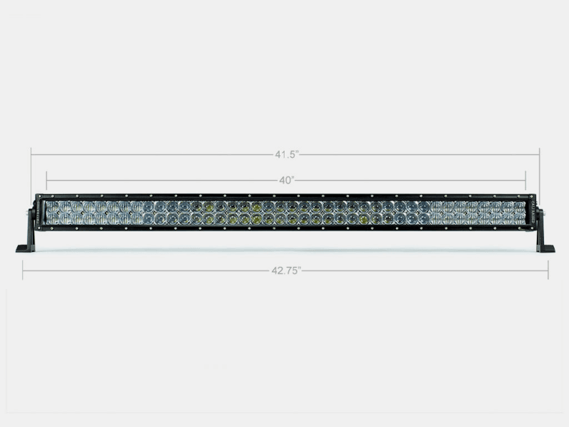 Cali Raised LED — Cali Raised 42 Dual Row 5D Optic Osram Led Bar - Spot