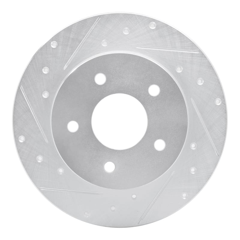 R1 Concepts — R1 19-25 Nissan Kicks Rear Left Drilled & Slotted Silver Brake Rotor
R1 Brake Rotor Drill