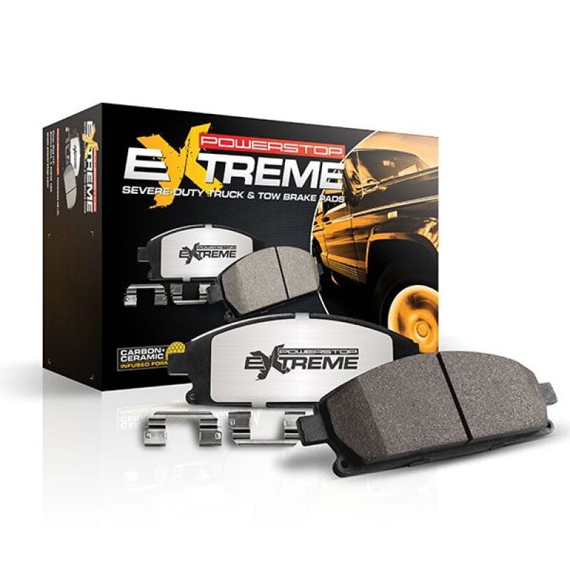 PowerStop — Power Stop 18-23 Ford F-53 Motorhome Chassis Front Z36 Truck & Tow Brake Pad w/Hardware
Z36 Brake Pads