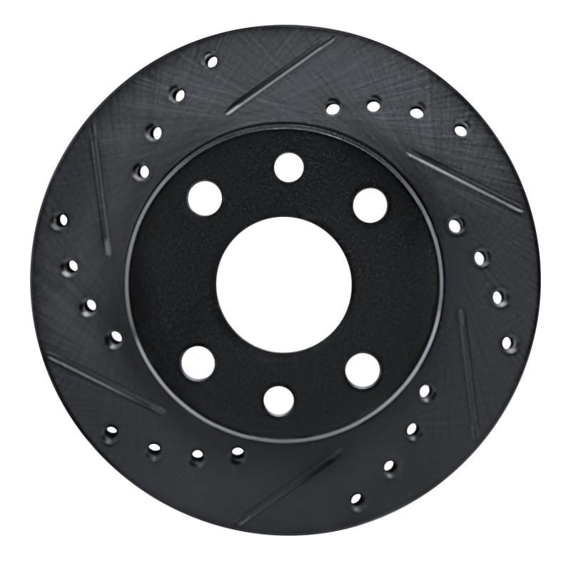 R1 Concepts — R1 85-93 Chevrolet SPECTRUM Front Left Drilled & Slotted Black Brake Rotor
R1 Brake Rotor Drill