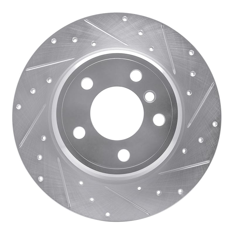 R1 Concepts — R1 00-06 BMW X5 Rear Right Drilled & Slotted Silver Brake Rotor
R1 Brake Rotor Drill