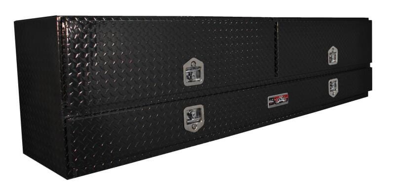 Westin — Westin/Brute High Cap 96in Stake Bed Contractor TopSider w/ Base Drawers 96 x 20 x 24 - Tex. Blk
ToolBxTrkBedSideRail