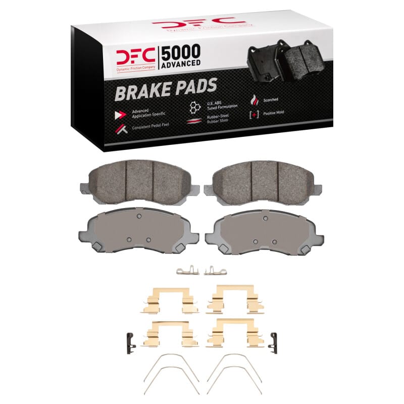 DFC — DFC 16-17 Jeep Compass Front 5000 Advanced Ceramic Brake Pads and Hardware Kit
DFC Brake Pad Set