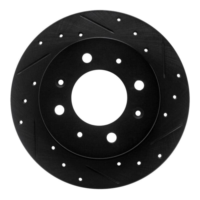 R1 Concepts — R1 04-09 Kia Spectra Rear Right Drilled & Slotted Black Brake Rotor
R1 Brake Rotor Drill